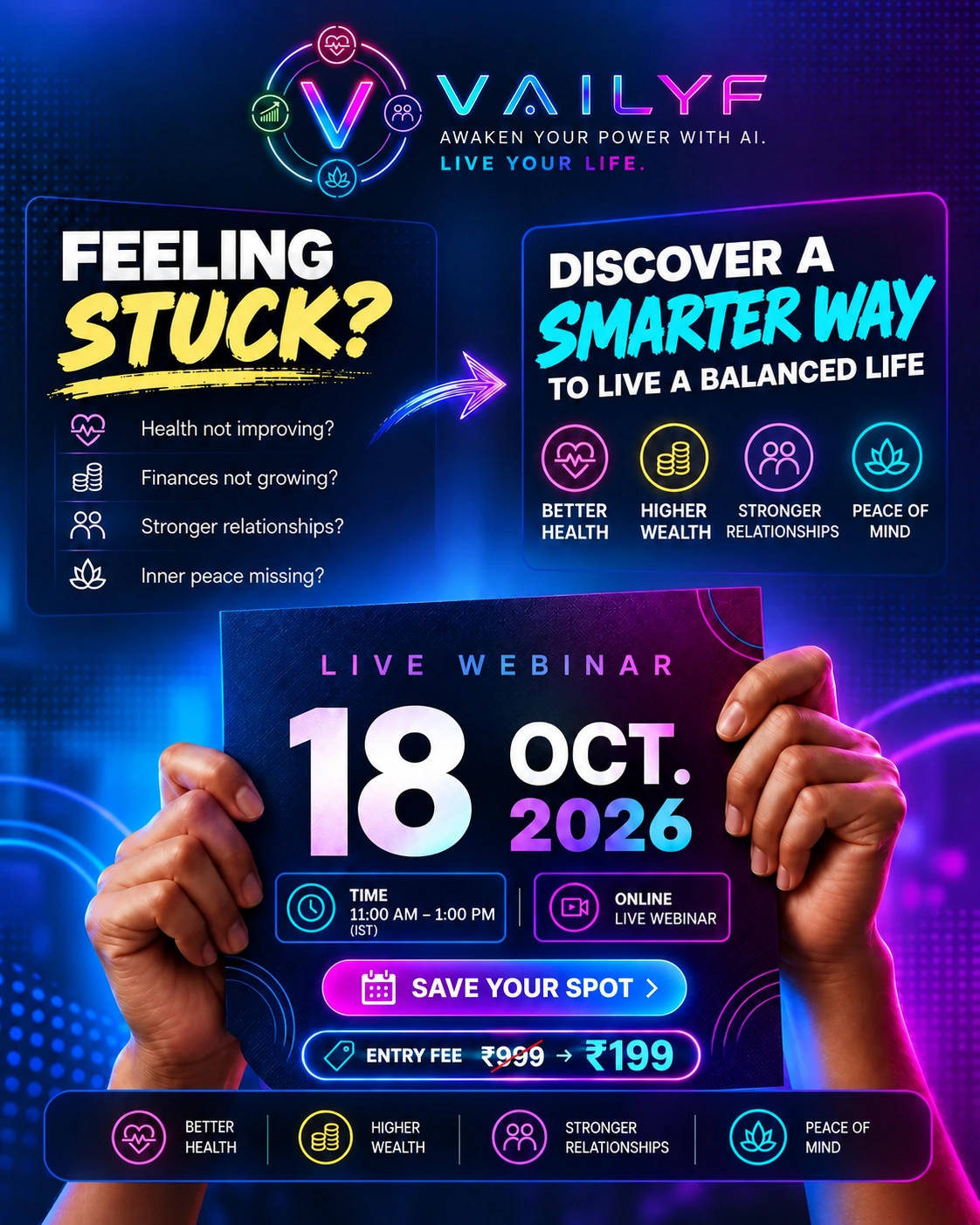 The Circle of Life live webinar on 18 October 2026